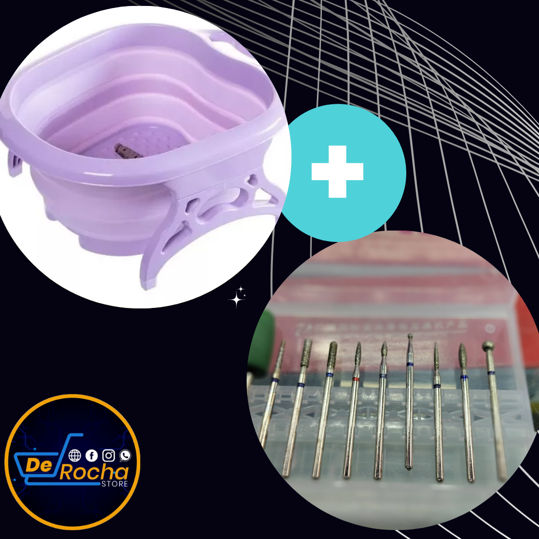 Kit puntas manicura+tina masajes